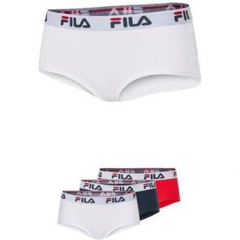 Fila Retro-Culotte Damenhosen – 3er Pack, elastisch gebundenes Logo