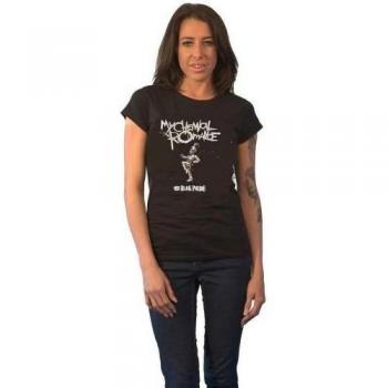 Camiseta My Chemical Romance Mujer/Lady The Black Parade Algodón Mediana Negra