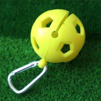 Silicone Golf Ball Holder with Snap Clip