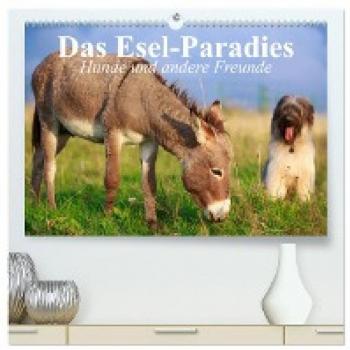 Premium Wandkalender 2024 Das Esel-Paradies