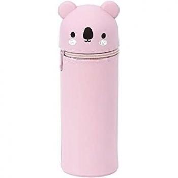 PORTATODO BOTELLA SILICONA SAFTA koala pink PERGAMINO