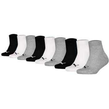 PUMA Socken Set, Plain Quarter ECOM, 9 Paar, Größe 31-34