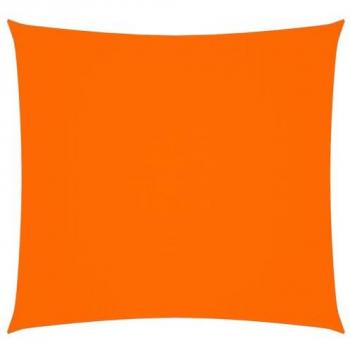 Tenda vela quadrada 2,5x2,5 m laranja oxford