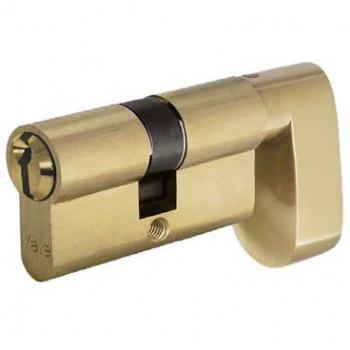 Cilindro Abatible con Pomo para Puertas de Baño 26+10+38 mm (74 mm total) Nicho Lucido