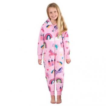 Blush Unicorn Rainbow Dreamwear Onesie – Large Size