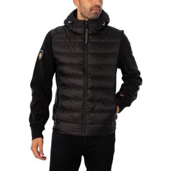 Superdry Steppjacke »HOODED STORM FLEECE BOMBER«, mit Kapuze