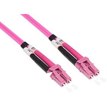 Patchkabel LWL Duplex OM4 (Multimode, 50/125) LC/LC, 0,5m