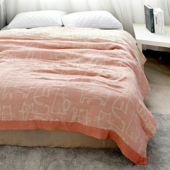 Cobertura de Cama Queen de Bambú y Muselina