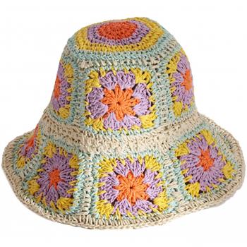 Sombrero Boho de Flores a Juego