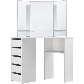 Mueble Cómodo ML-DESIGN: Mesa de Maquillaje, Espacio de Almacenamiento, MDF