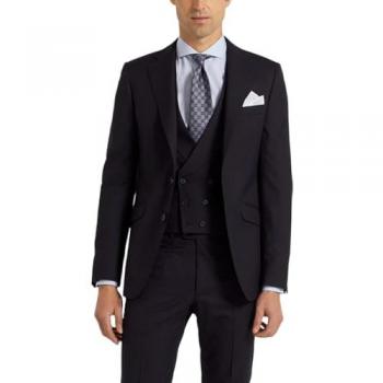 Camisa Americana Silbon Espiga Azul