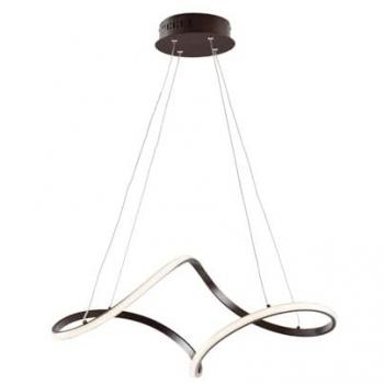 Dana Lámpara de Suspensión en Metal y Aluminio Lacado Marrón con LED Integrado y Cables Orientables L.A. 65x38-BL328-SCA