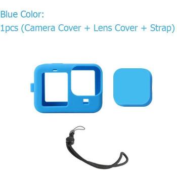 Étui de Protection en Silicone pour Gopro Hero 9 avec Lanière