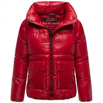 Navahoo Damen Steppjacke Eispracht 14, Dunkelrot, S