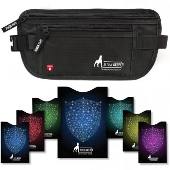 SafePass Gürteltasche Herren – RFID‑Sicherheitslösung
