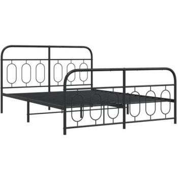 Estructura cama con estribo metal 140x190 cm