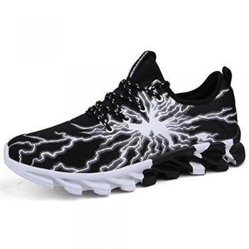 Hmcozy Uomo Sneakers Athletic 45 Nero