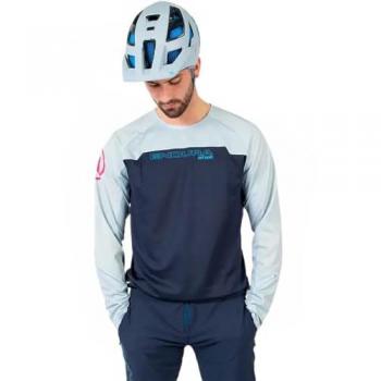 Maillot Endura MT500 Burner manches longues, bleu profond – XXL