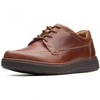 Clarks Un Abode Ease Brown Leather Slip-Ons