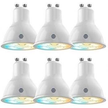 VersaGlow GU10 LED Bulb Kit – 5.4W, 6 Pieces, Warm to Cool Transition