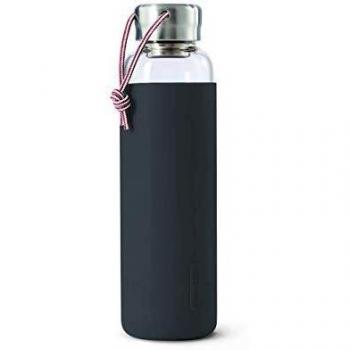 Grey Glass Water Bottle by Black+Blum
