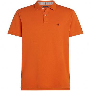Chemise à col polo Tommy Hilfiger 1985 en coton piqué orange, M