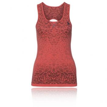 Odlo T-shirt Blackcomb BL Top Crew Neck, Multicolore-Corail, Femme, Taille M