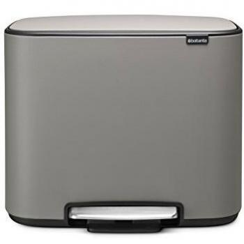 Brabantia Bo Pattumiera a Pedale con 2 Contenitori 11 + 23 Litri