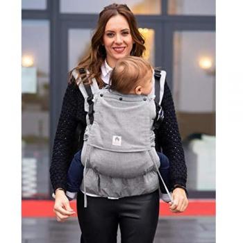 Porte-bébé Stokke Limas en coton bio Gris Mélangé