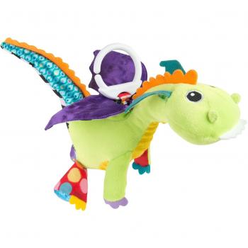 Lamaze Flip Flap Dragon│Clip On Pram/Pushchair/CarSeat│Baby/kid Fun Activity Toy