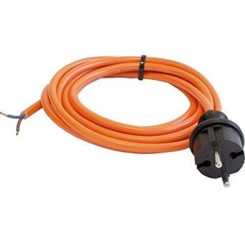 AS Schwabe Strom Anschlusskabel SchutzkontaktStecker Kabel offenes Ende Orange 3.00 m 70911 70911