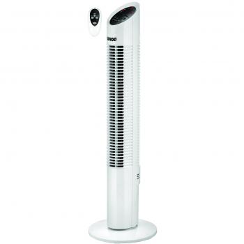 Unold Tower Ventilator Weiß – kompakter 30 W Turm mit Fernsteuerung