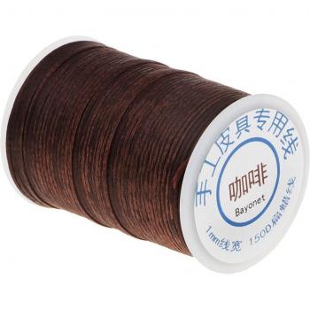 1mm Diameter Waxed Thread for Sewing Leather