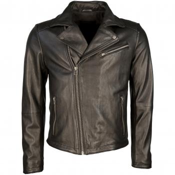 Tom Tailor Sportlederjacke für Herren – TTM8001 in Schwarz