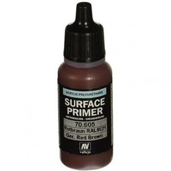 Vallejo Acrylic Surface Primer 70.605 German Red Brown 17ml