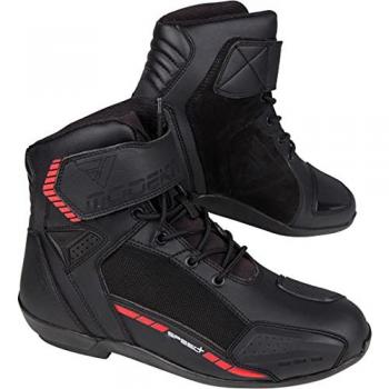 Kyne Moto‑Bottes Modeka en noir, numéro 44