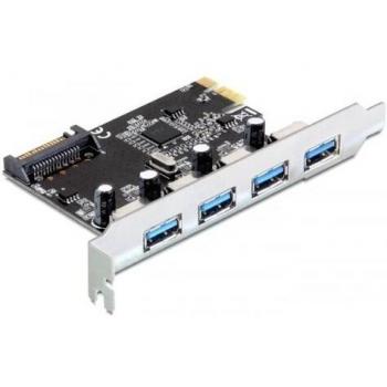 Delock® 4‑Kanal USB 3.0 PCI Express Karte