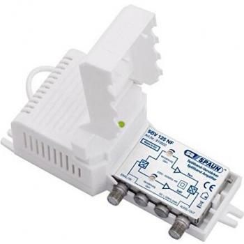 Splitband‑Verstärker SBV‑125F von Spaun – Modell 810002, weiß
