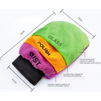 Guantes 3 en 1 Para Vehículos y Vidrios