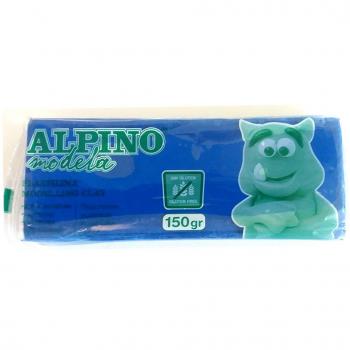 Plastilina Alpino 150g color azul