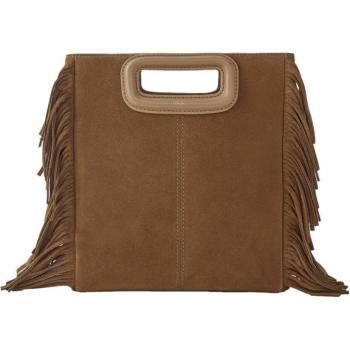 Maje M Suede Fringe Tote