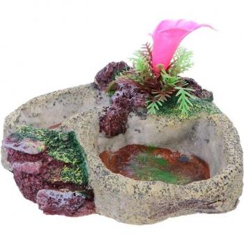 Snake and Turtle Water Dish