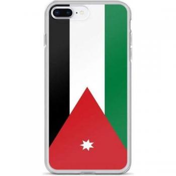 Vertical iPhone 7 Plus Phone Skin – Jordan Flag, Flexible, Multi‑Hue
