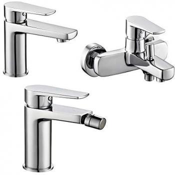 Rubinetti Miscelatori Cromati per Bidet, Lavabo e Vasca