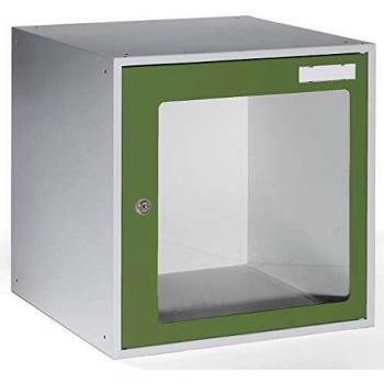 Casiers verrouillables vitrés QUIPO 450 x 450 x 450 mm