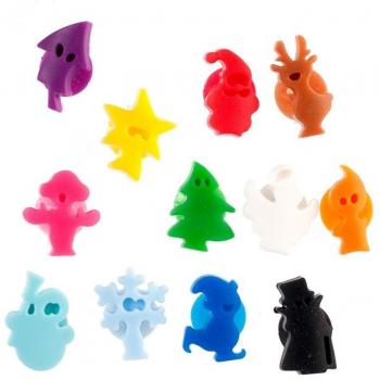 Christmas Decorative Glass Markers – Vacu Vin (Set of 12)