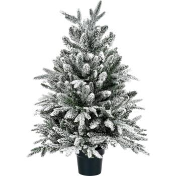 3ft Snowy Flocked Christmas Tree in Pot