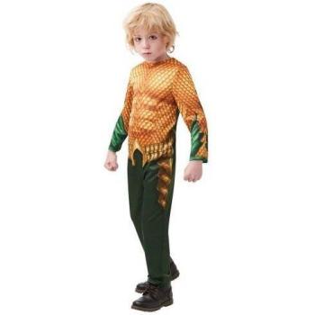 Aquaman Verkleidung 9-10 Jahre grün/gold