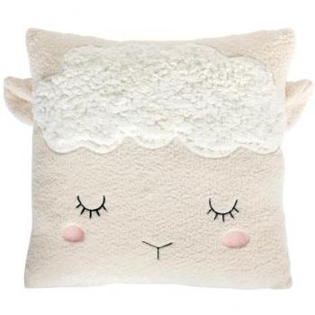 Coussin décoratif mouton Lael beige