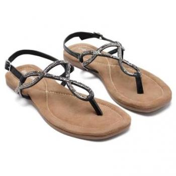 Black Sovereign Gioseppo Kingfield Sandals – UK Women 4